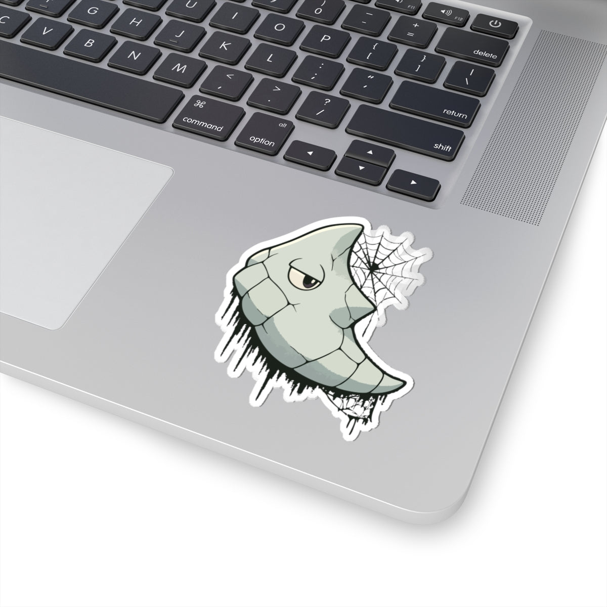 Spookamon moon-pod| Moon Kiss-Cut Stickers - Cute Décor for Laptops, Water Bottles, Phone Cases, Halloween, and Gothic Vibes