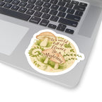 Be a Mushroom-Inspired Kiss-Cut Stickers, Botanical Decor, Eco-Friendly Gifts, Laptop Accessories, Aesthetic Art