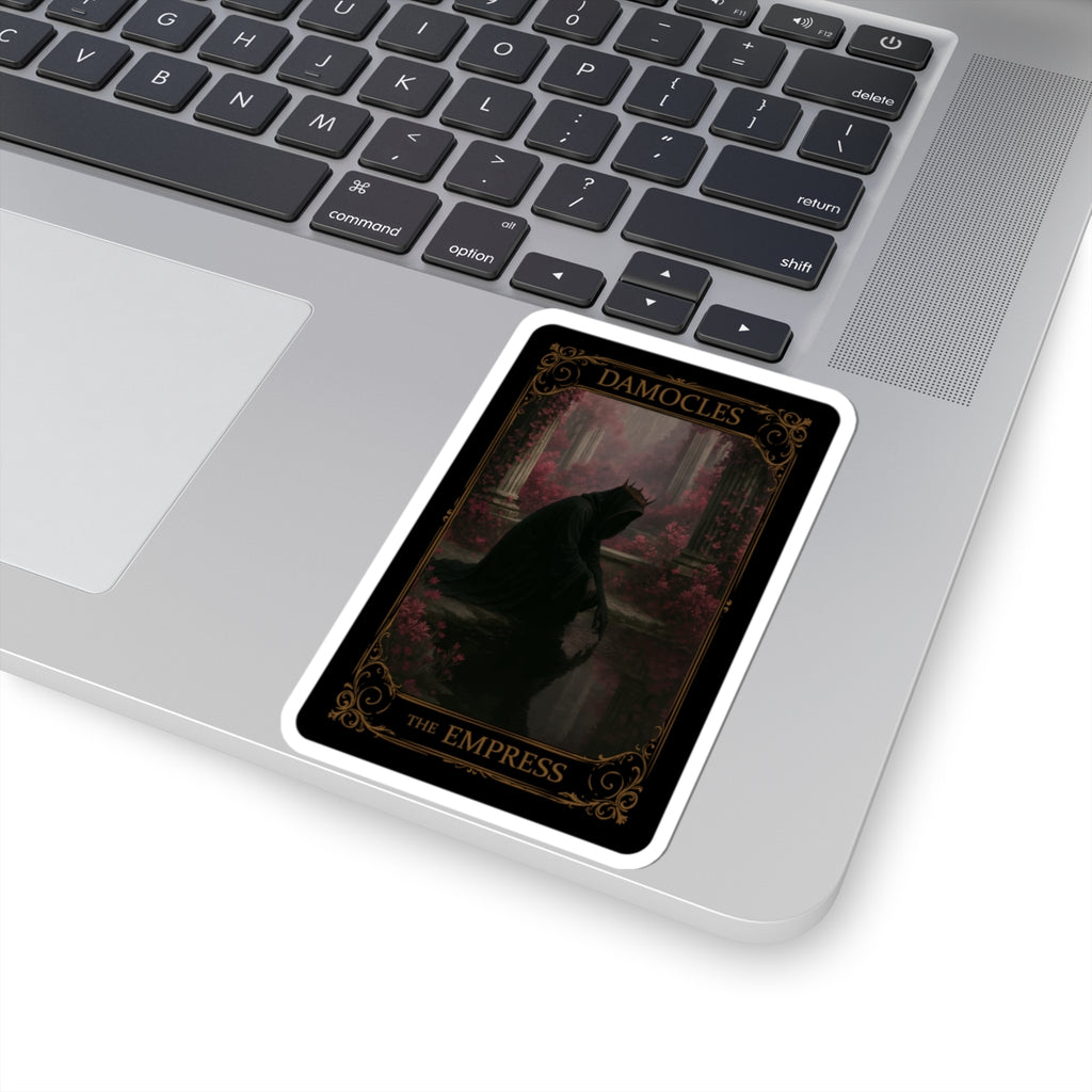 The Empress Tarot -Cut Stickers, Gothic Aesthetic, Gift for Tarot Lovers, Witchy Decor, Unique Party Favors