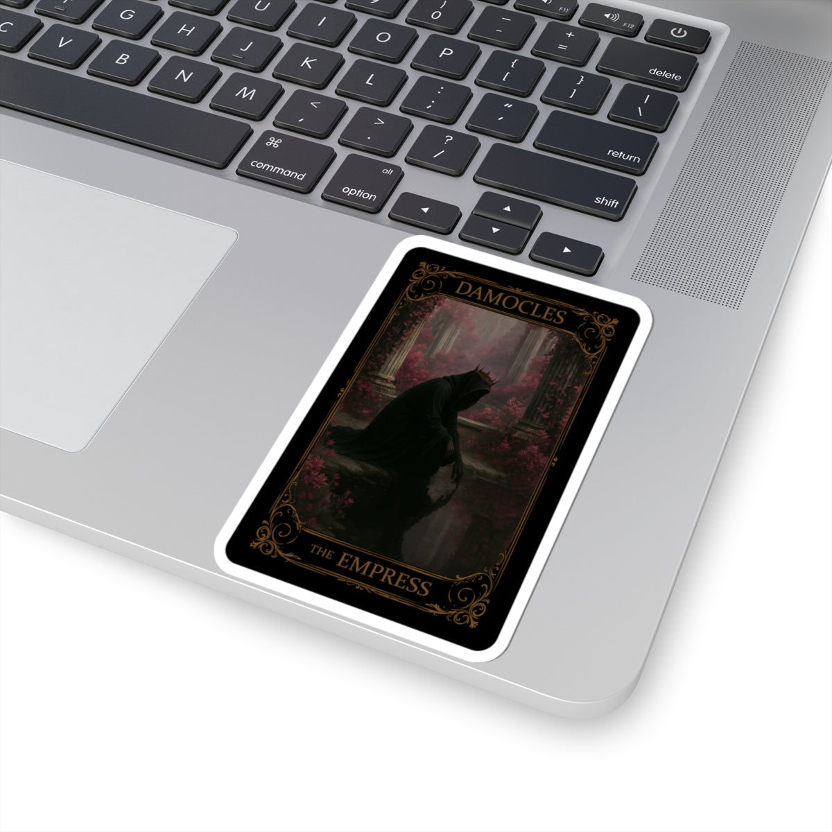 The Empress Tarot -Cut Stickers, Gothic Aesthetic, Gift for Tarot Lovers, Witchy Decor, Unique Party Favors