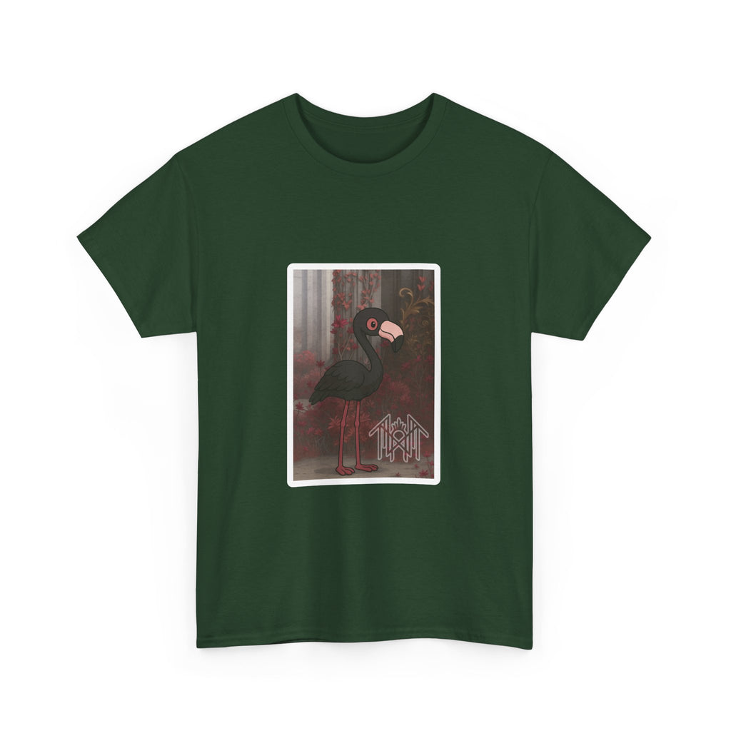 Jerry Artistic Unisex Cotton Tee - Unique Bird Design, Casual Wear, Gift for Nature Lovers, Trendy Streetwear, Everyday Comfort