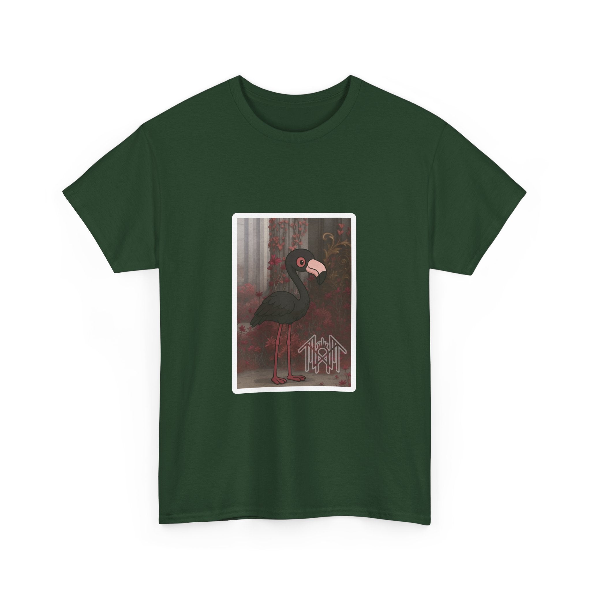 Jerry Artistic Unisex Cotton Tee - Unique Bird Design, Casual Wear, Gift for Nature Lovers, Trendy Streetwear, Everyday Comfort