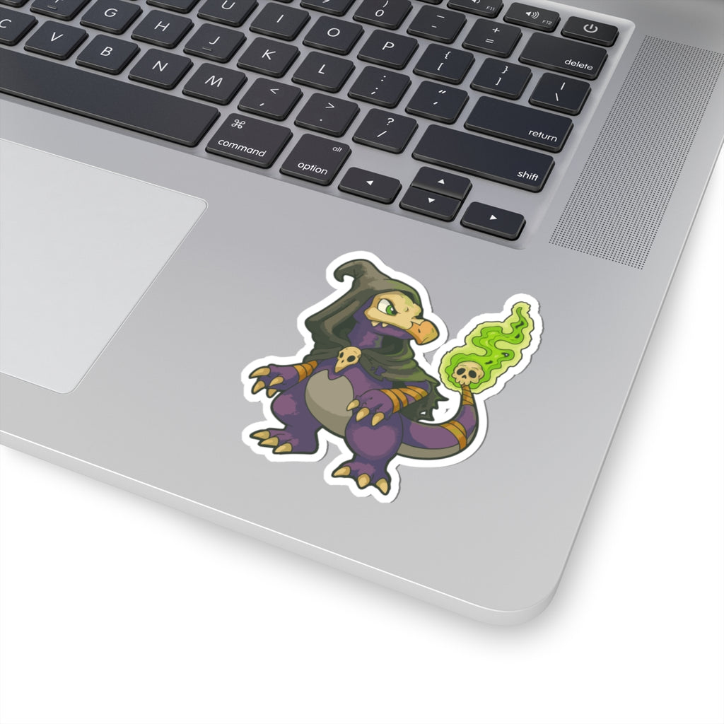 Halloween Lizard Monster Kiss-Cut Stickers | Fantasy Vibe, Perfect for Laptops, Notebooks, Water Bottles, Gifts, Halloween Decor