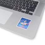 Ballet Painter Sticker — Colorful Ballerina Art Kiss-Cut Sticker