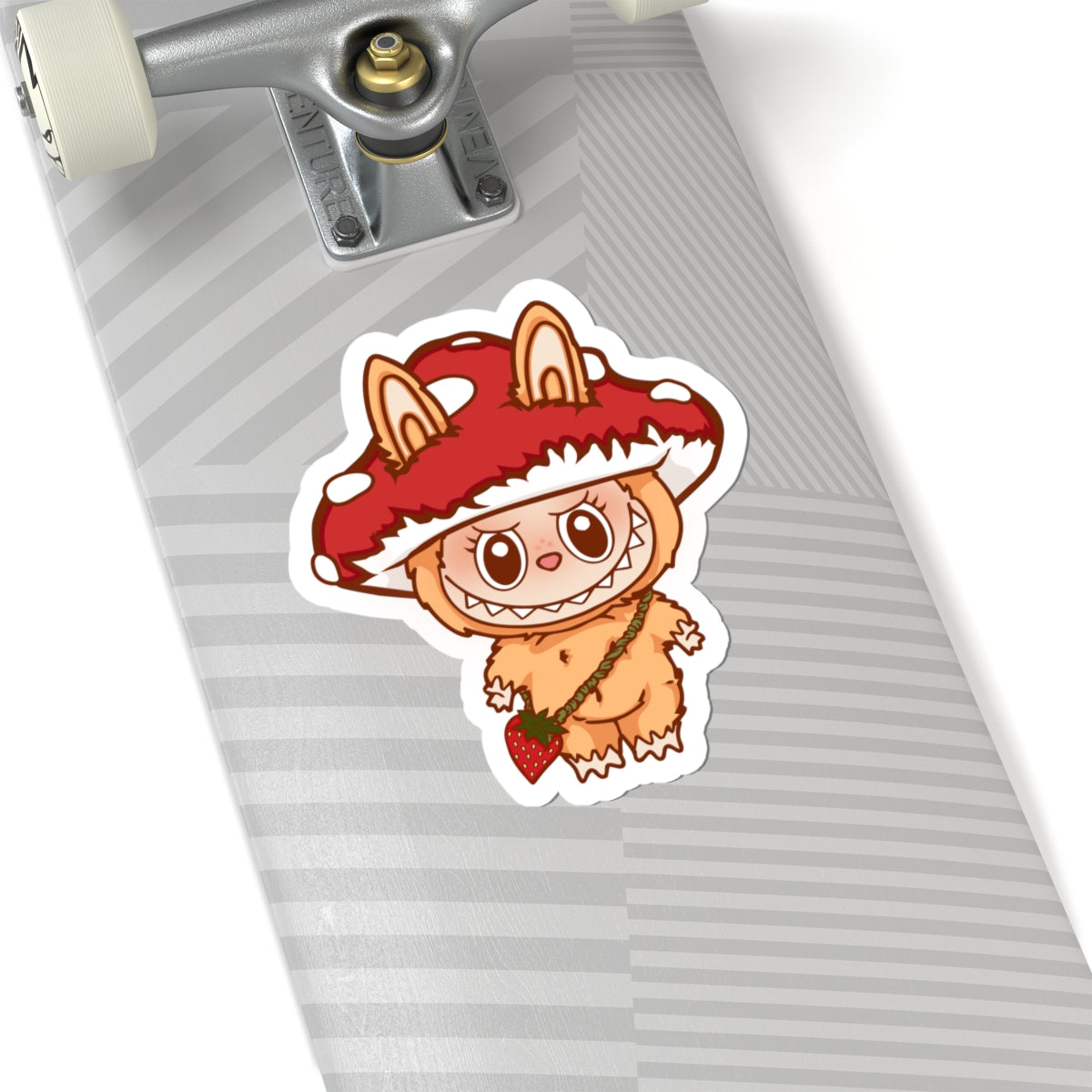 Cute Mushroom Labubu Kiss-Cut Stickers, Adorable Art Stickers for Laptops, Journals, Scrapbooking, Kid's Parties, Gifts