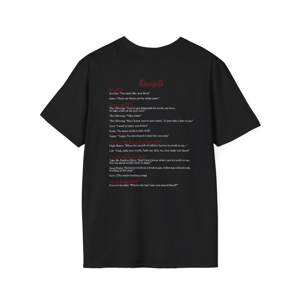Careful I Bite-Vintage-Inspired Graphic Tee, Unisex Softstyle T-Shirt, Funny T-Shirt, Unique Gifts, Casual Wear, Concert Shirt