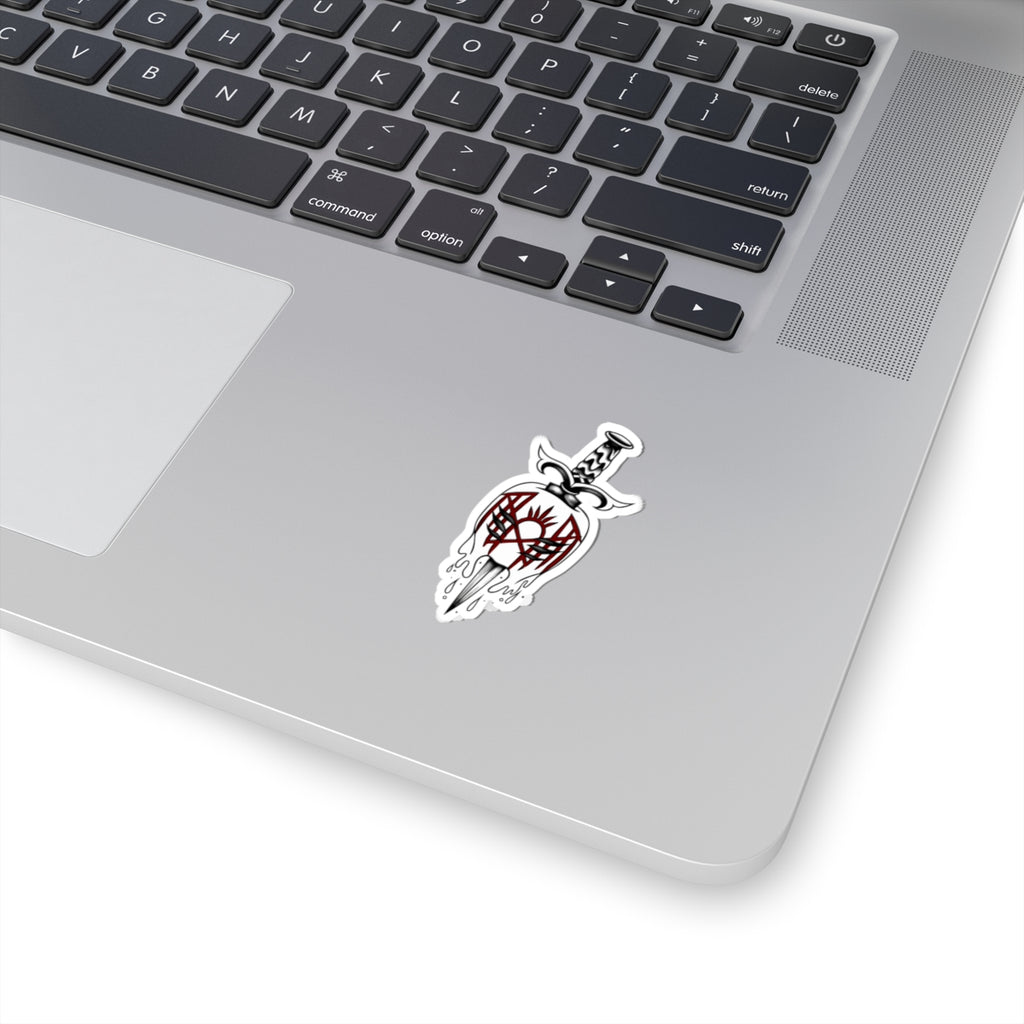 Dagger in Mask Sticker