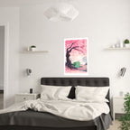 Satin Poster — Cherry Blossom Bulbsaur Wall Art (210gsm)
