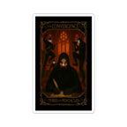 Three of Pentacles Tarot- Mystical Kiss-Cut Stickers - Intriguing Art for Planners, Laptops, Journals, Gifts, Decor