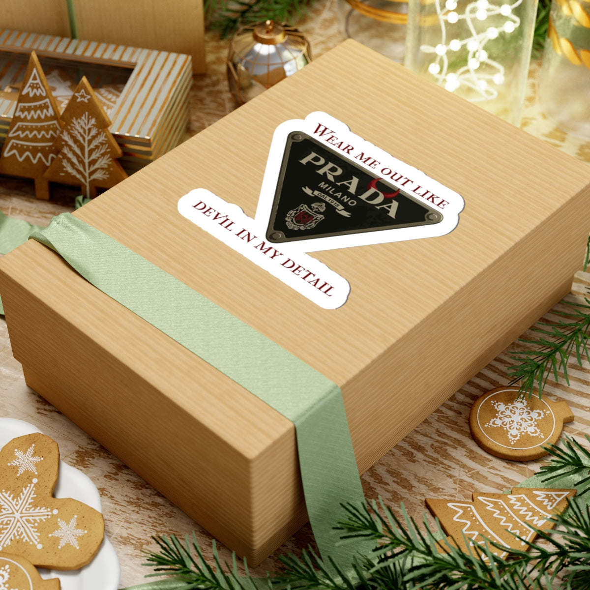 Carmel/Devil in the Detail-Inspired Stickers for Fashion Lovers, Trendy Laptop, Water Bottle Decor, Gift for Fashionistas