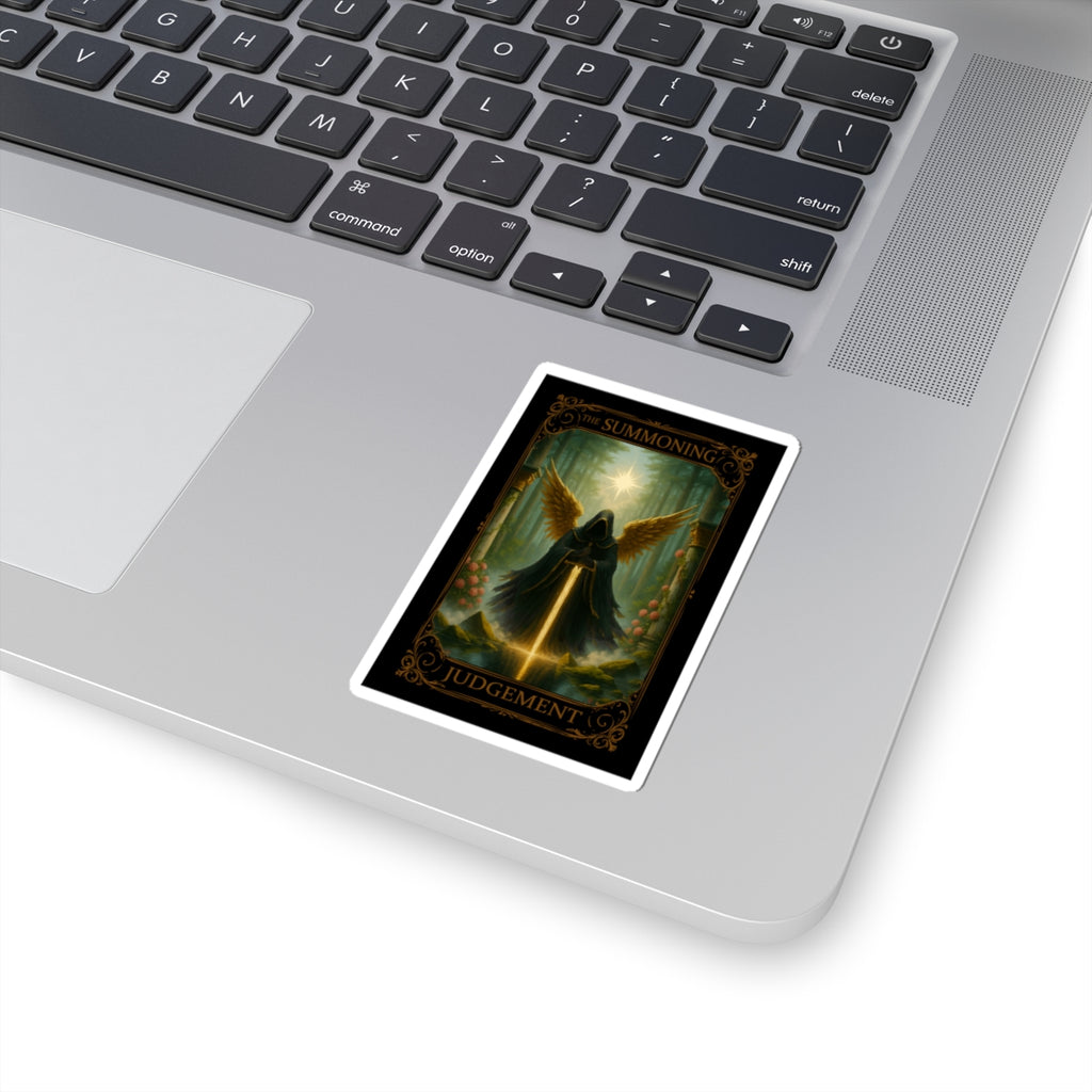 Judgement Tarot- Mystical Kiss-Cut Stickers - Gothic Art, Occult Decor, Nature Lover Gift, Laptop Decal, Planner Accessory