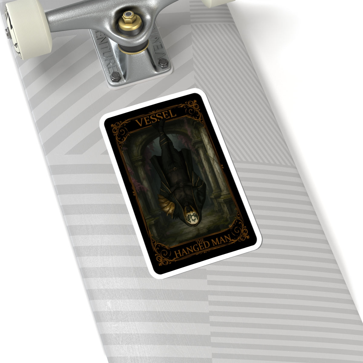 The Hanged Man Tarot Stickers, Witchcraft Decor, Laptop Stickers, Tarot Card Accessories, Esoteric Art, Spiritual Gifts