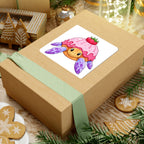 Cute Strawberry Shell Turtle Sticker