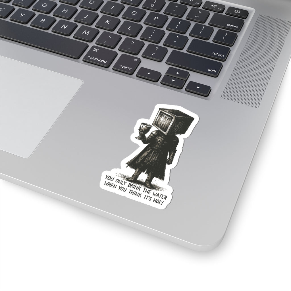 Granite/ Eden-Gothic Kiss-Cut Stickers, Unique Laptop Decor, Dark Art, Gift for Artists, Journal Stickers, Cup Stickers