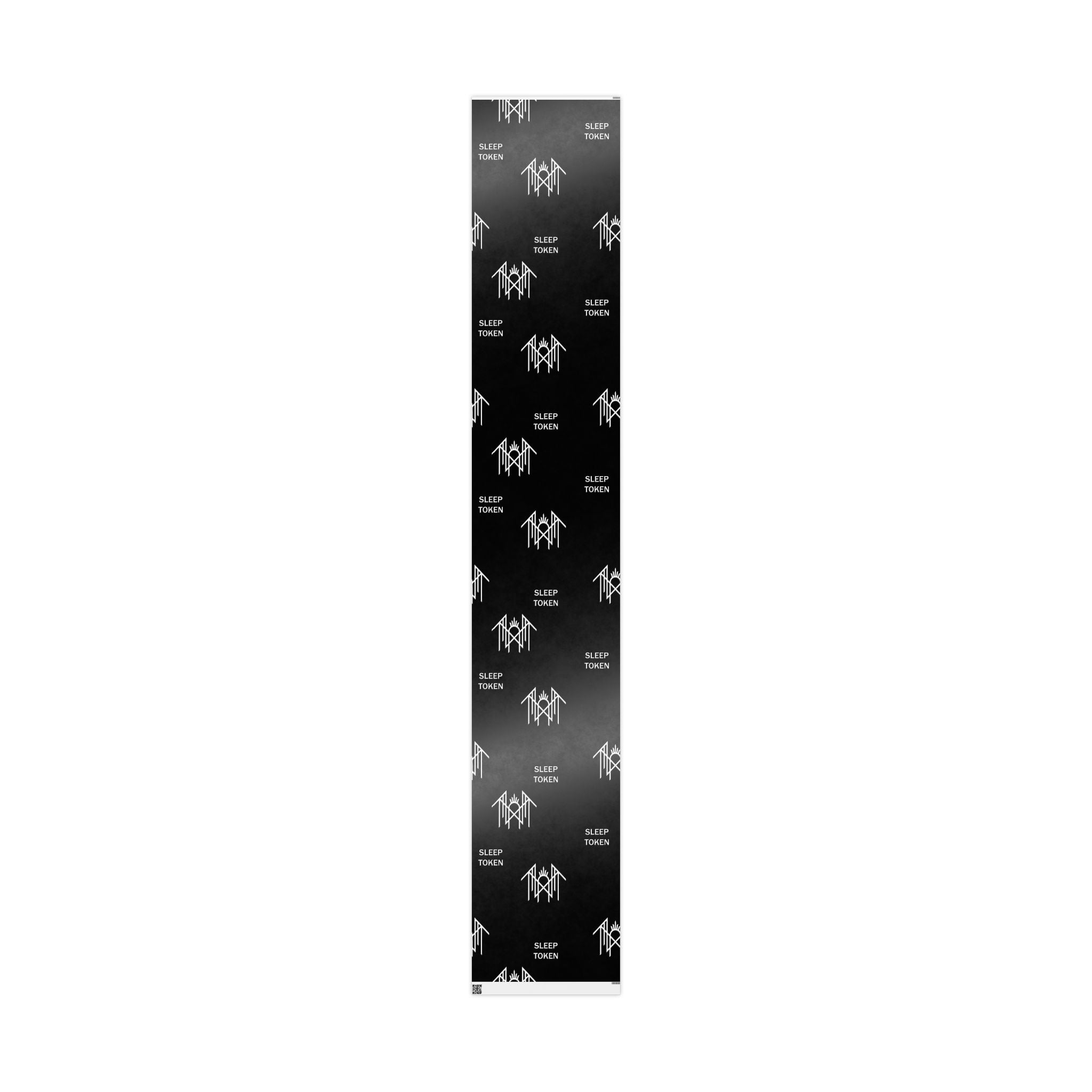 Wrapping Paper — Minimal Black "SLEEP TOKEN" Logo Gift Wrap