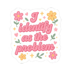 Floral Kiss-Cut Stickers - Self-Identity Design, Laptop Decor, Journaling Accessories, Fun Gift, Creative Expression