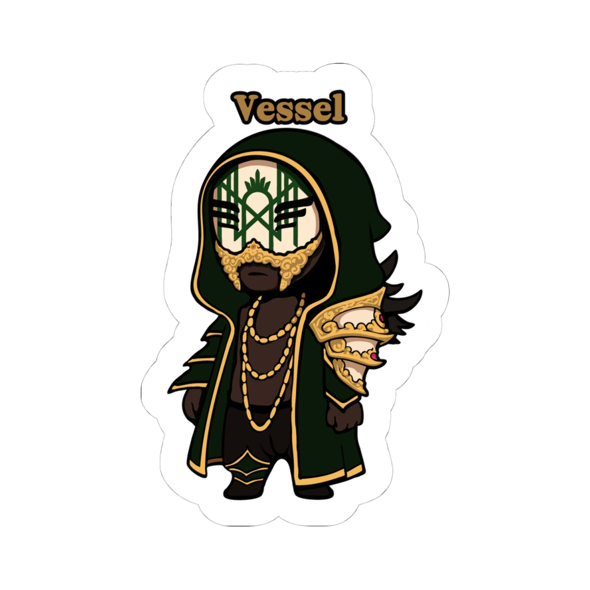 Chibi Lead Singer, Cute Character Vinyl Decal, Perfect for Laptops, Journals, Gifts, and Collectibles