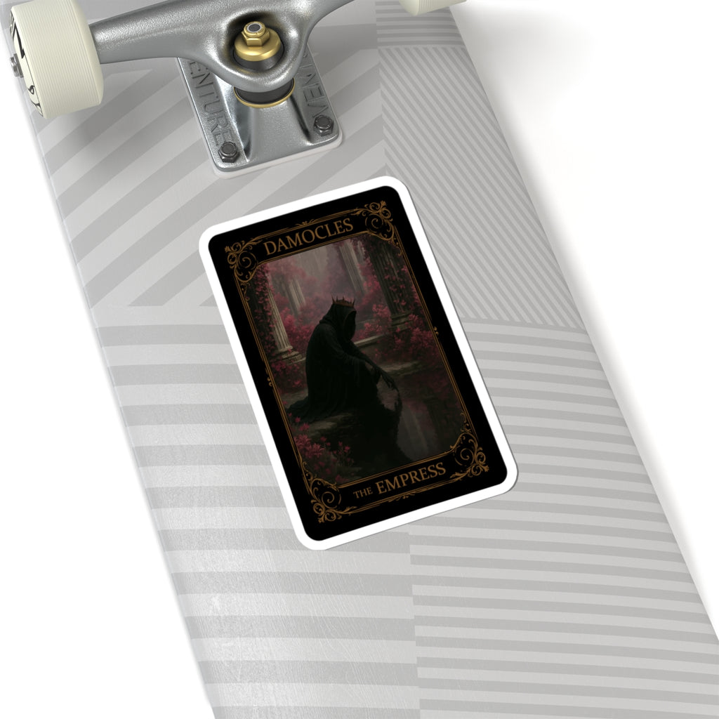 The Empress Tarot -Cut Stickers, Gothic Aesthetic, Gift for Tarot Lovers, Witchy Decor, Unique Party Favors