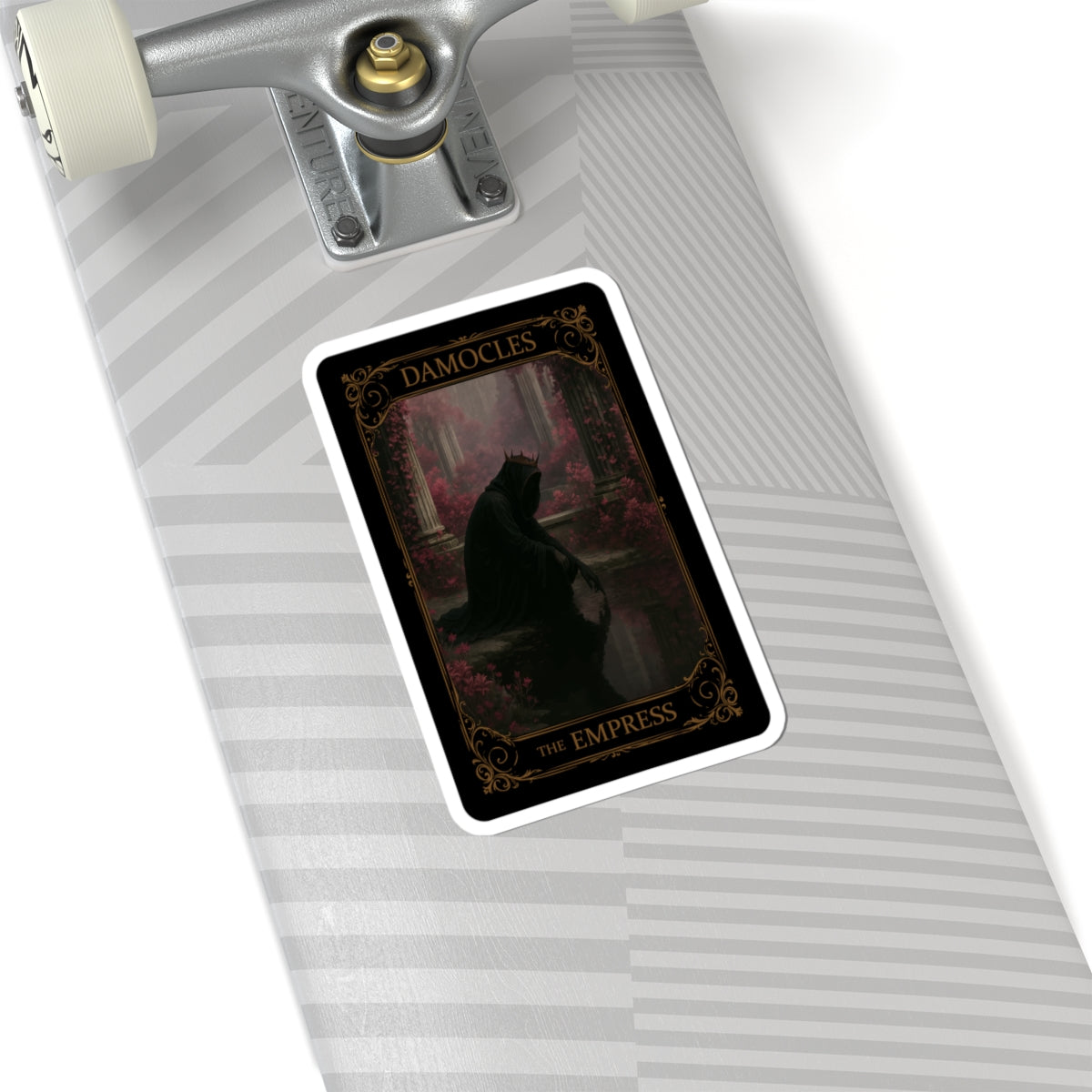 The Empress Tarot -Cut Stickers, Gothic Aesthetic, Gift for Tarot Lovers, Witchy Decor, Unique Party Favors