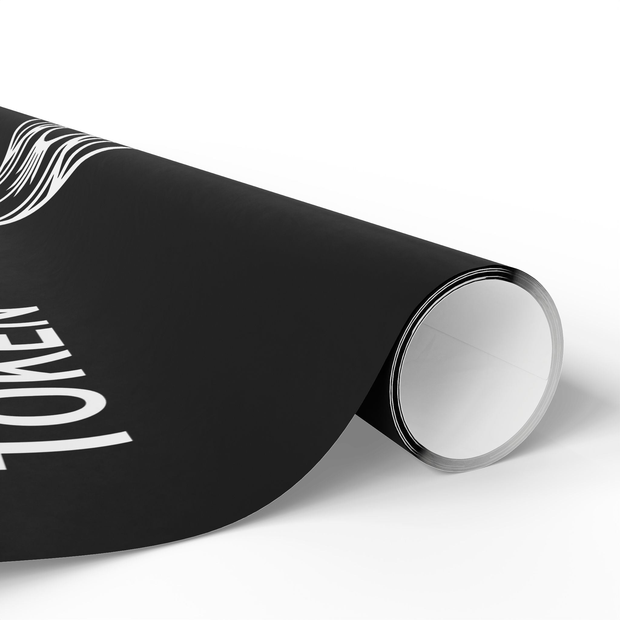 Wrapping Paper — Minimal Black "SLEEP TOKEN" Logo Gift Wrap