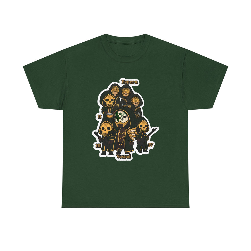 CHibi Band -Chic Unisex Heavy Cotton Tee - Edgy Graphic Design, Gifts, Halloween, Festivals, and Everyday Style