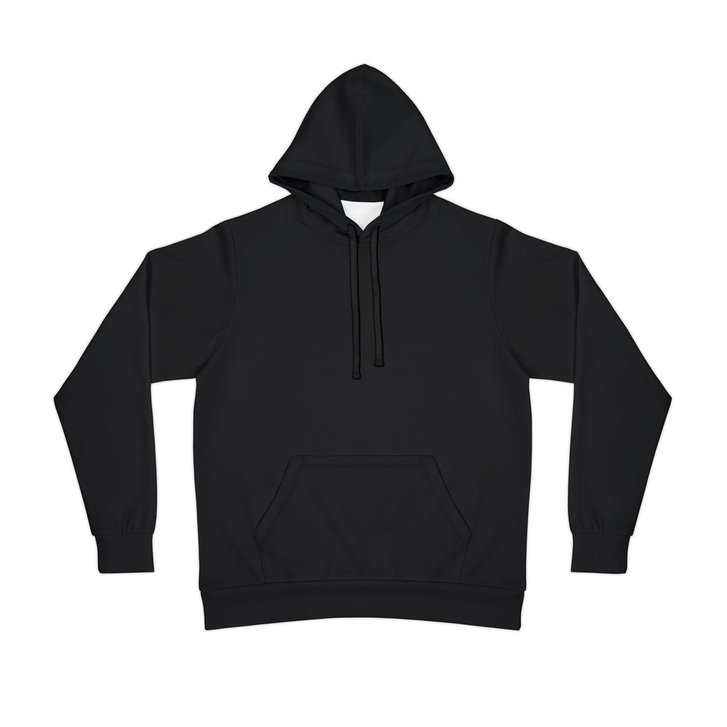 Dark Bubble Mew-Celestial Cat Athletic Hoodie — Cute Night Sky All-Over Print