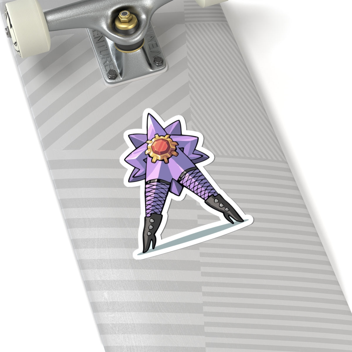 Mega Star-Patrick -Purple Starburst Fantasy Legs Kiss-Cut Sticker