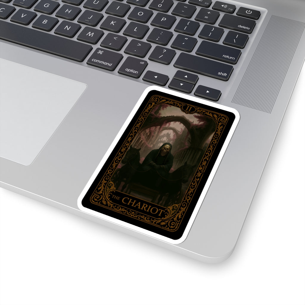 The Chariot, Tarot Stickers, The Chariot, Alternative Decor, Laptop Stickers, Unique Gift for Tarot Lovers, Spiritual Vibe