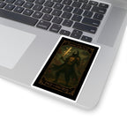 Page of Swords Tarot- Elegant Danger - Page of Swords Kiss-Cut Stickers for Tarot Lovers, Stickers, Laptop Decor, Witchy Gifts, Dark Aesthetic