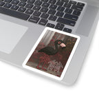 Jerry/Flamingo Kiss-Cut Stickers, Cute Laptop Decals, Fun Gift for Bird Lovers, Nature Decor, Summer Vibes