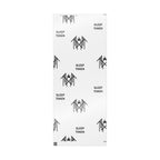 Minimal Black & White Wave Wrapping Paper Roll — Modern Abstract Gift Wrap