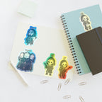 Chibi Band Members- Character Sticker Sheets for Halloween, Crafting, Journaling, Gift Wrap, and Decor