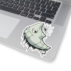 Spookamon moon-pod| Moon Kiss-Cut Stickers - Cute Décor for Laptops, Water Bottles, Phone Cases, Halloween, and Gothic Vibes