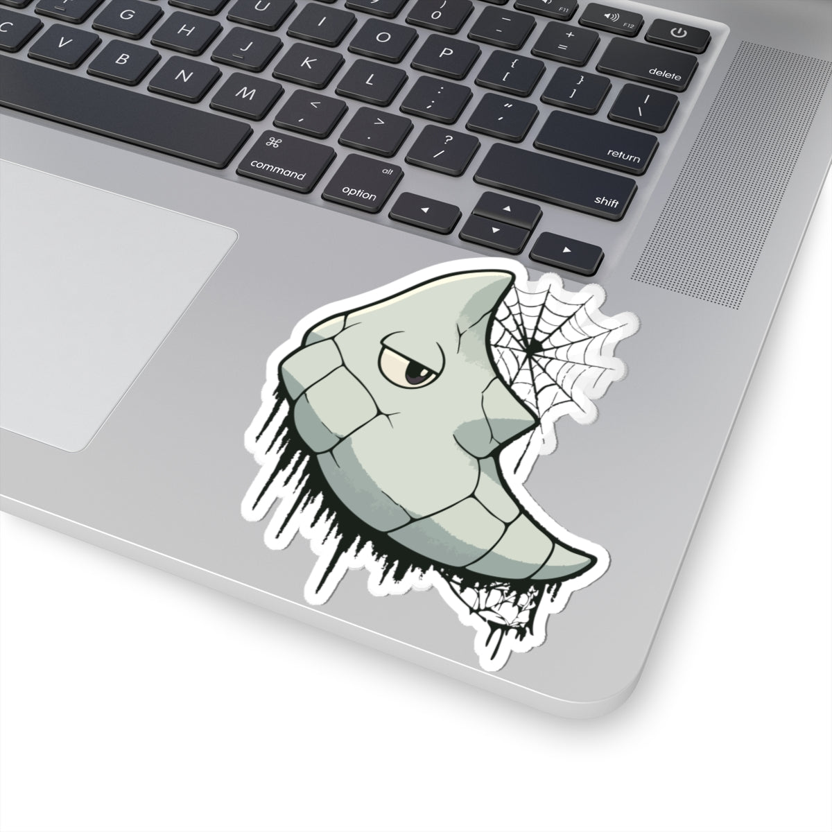 Spookamon moon-pod| Moon Kiss-Cut Stickers - Cute Décor for Laptops, Water Bottles, Phone Cases, Halloween, and Gothic Vibes