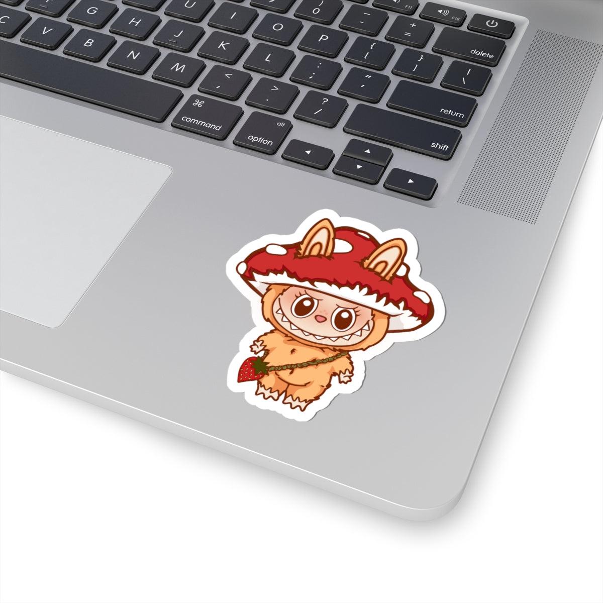 Cute Mushroom Labubu Kiss-Cut Stickers, Adorable Art Stickers for Laptops, Journals, Scrapbooking, Kid's Parties, Gifts