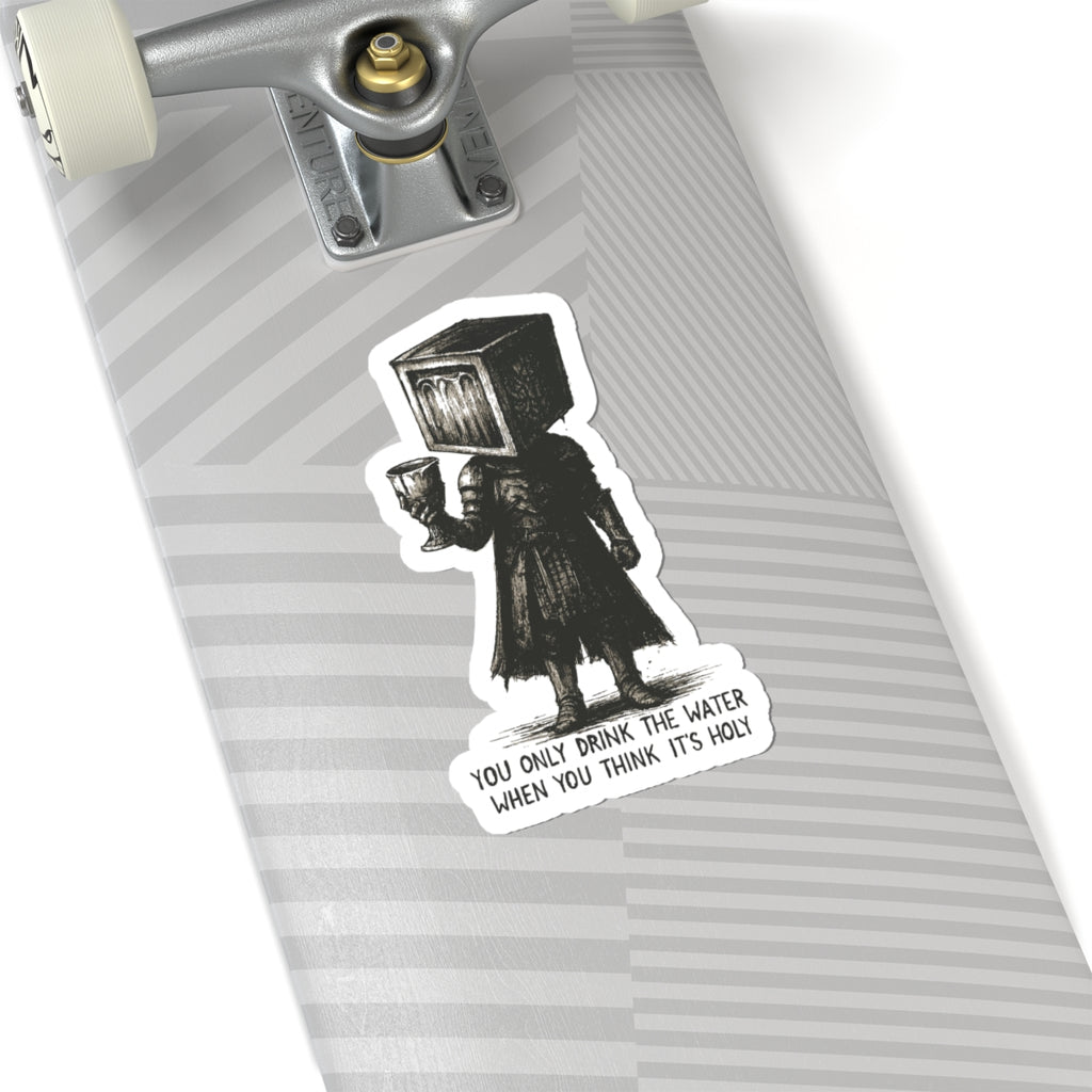 Granite/ Eden-Gothic Kiss-Cut Stickers, Unique Laptop Decor, Dark Art, Gift for Artists, Journal Stickers, Cup Stickers