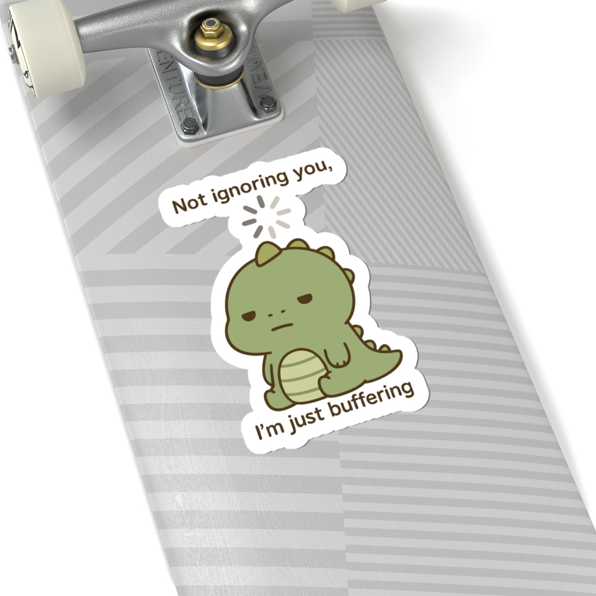 Cute Dino Ignoring Stickers, Kids Sticker Pack, Scrapbook Decals, Laptop Decals, Water Bottle Stickers, Vinyl Stickers