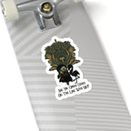 Past Self/Dance on the Line with me Kiss-Cut Stickers, Unique Laptop Decor, Creative Gift for Friends, Fun Wall Art, Floral Motif