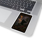 King of Cups Tarot- Mystical Stickers, Tarot Stickers for Spiritual Practitioners, Witchcraft, Café Décor, Gift for Tarot Lovers