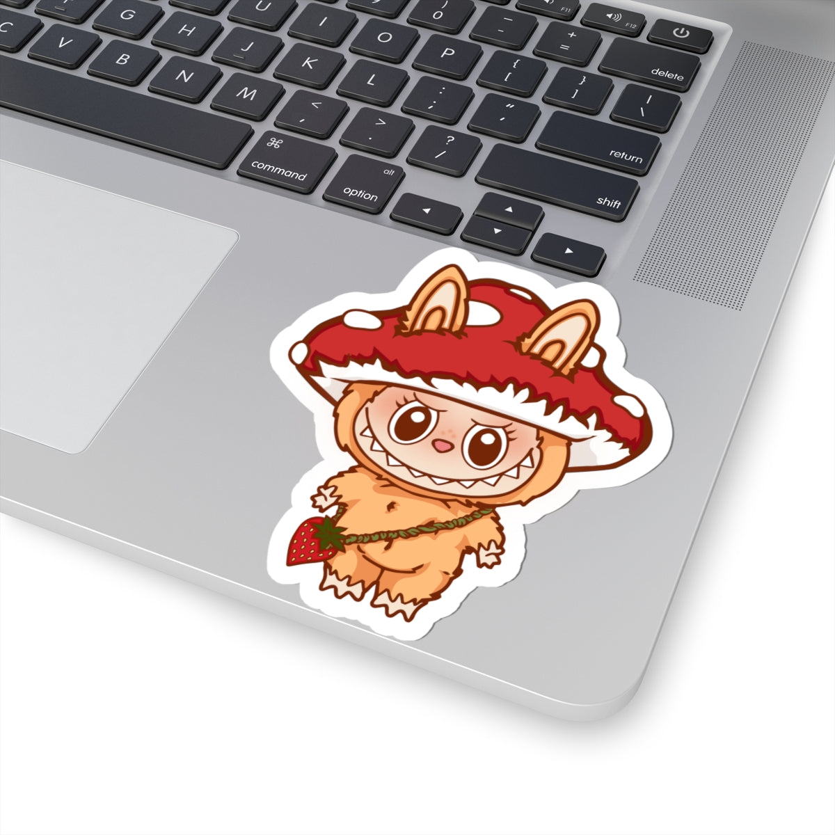 Cute Mushroom Labubu Kiss-Cut Stickers, Adorable Art Stickers for Laptops, Journals, Scrapbooking, Kid's Parties, Gifts