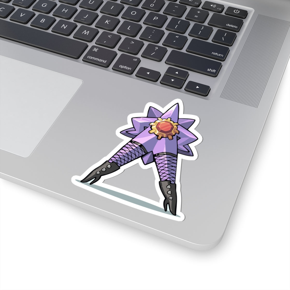 Mega Star-Patrick -Purple Starburst Fantasy Legs Kiss-Cut Sticker
