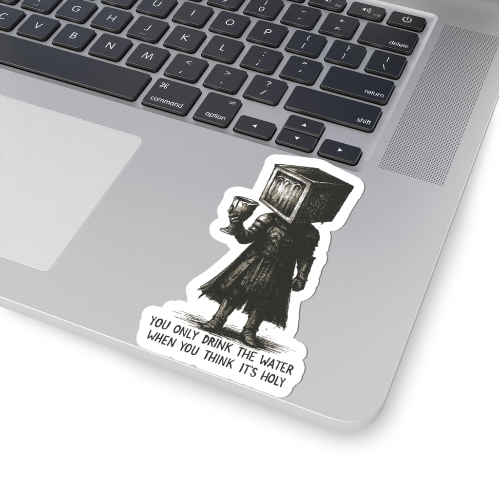 Granite/ Eden-Gothic Kiss-Cut Stickers, Unique Laptop Decor, Dark Art, Gift for Artists, Journal Stickers, Cup Stickers