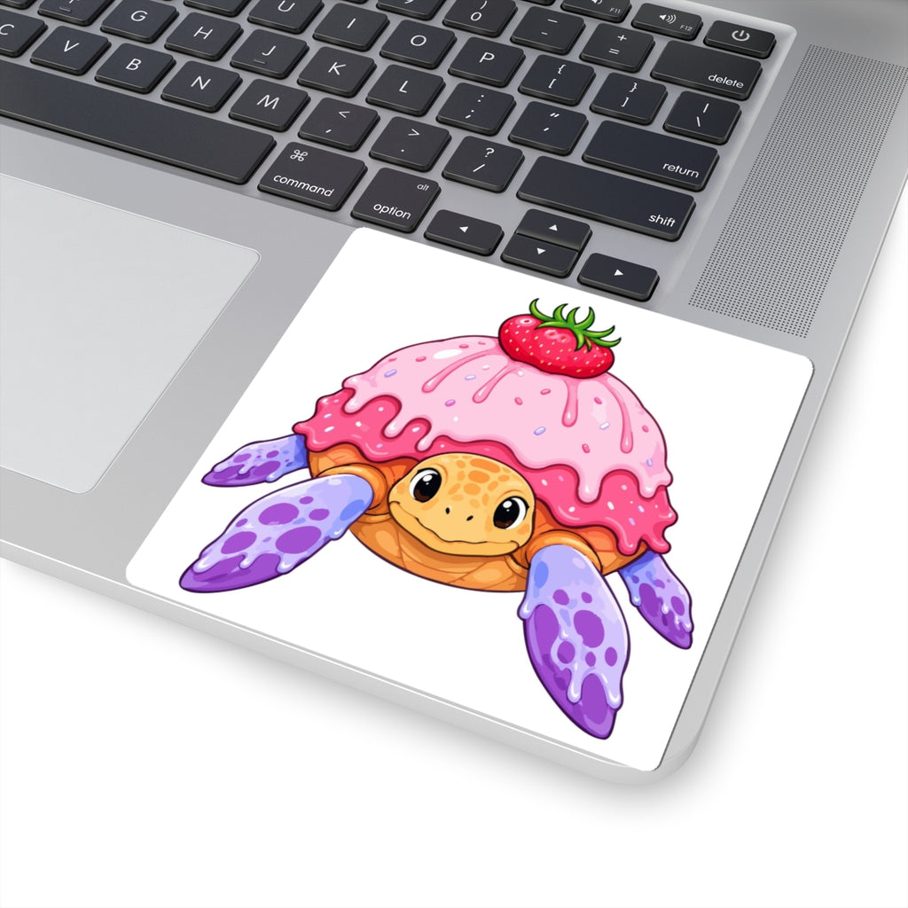 Cute Strawberry Shell Turtle Sticker