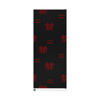 Black & Red Spider Pattern Wrapping Paper Roll — Gothic Gift Wrap for Halloween & Fans