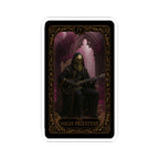 The High Priestess Tarot Themed Kiss-Cut Stickers - Witchy Decor, Laptop Adhesive, Dark Academia Art, Tarot Inspired Stickers