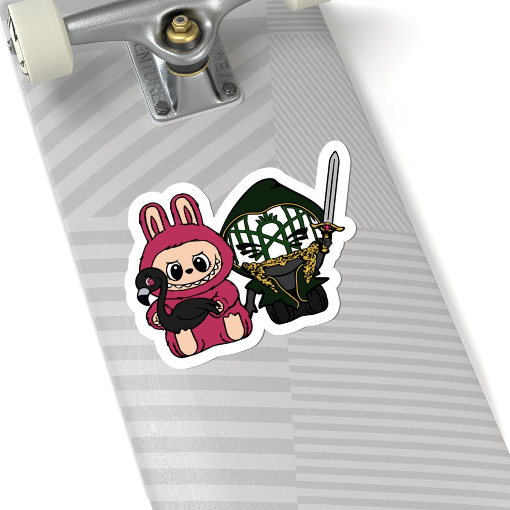 Labubu chibi Band member Jerry-Cut Stickers for Laptop, Planner, or Phone, Fun Gift for Kids and Teens, Easter, Halloween, & Celebrations