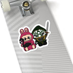 Labubu chibi Band member Jerry-Cut Stickers for Laptop, Planner, or Phone, Fun Gift for Kids and Teens, Easter, Halloween, & Celebrations