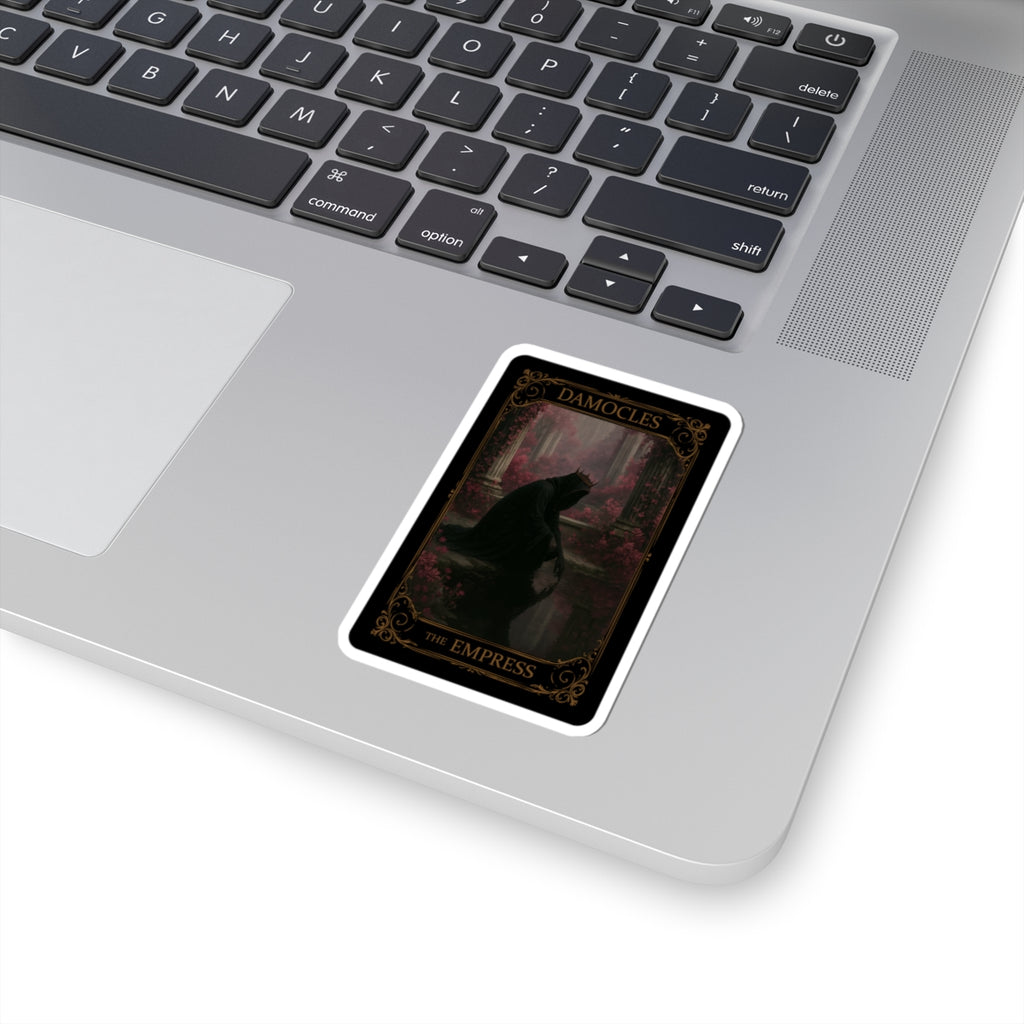 The Empress Tarot -Cut Stickers, Gothic Aesthetic, Gift for Tarot Lovers, Witchy Decor, Unique Party Favors