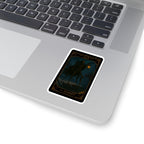 Hermit tarot, Dark Humor Kiss-Cut Stickers, Gothic Decor. Quirky Wall Art, Unique Sticker for Laptops, Witchy Aesthetic