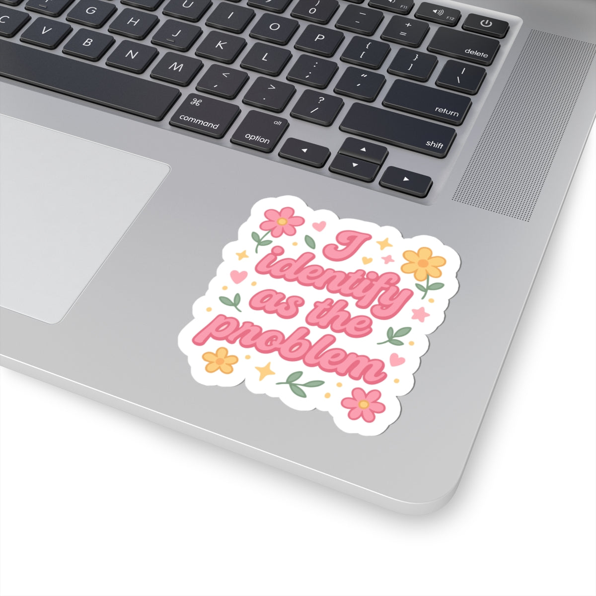 Floral Kiss-Cut Stickers - Self-Identity Design, Laptop Decor, Journaling Accessories, Fun Gift, Creative Expression